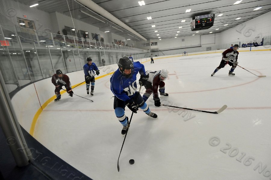 Wheaton College Men\'s Ice Hockey vs Middlesex Community College. - Photo By: KEITH NORDSTROM